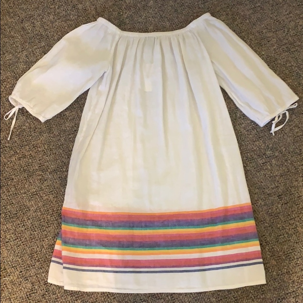 White j crew dress